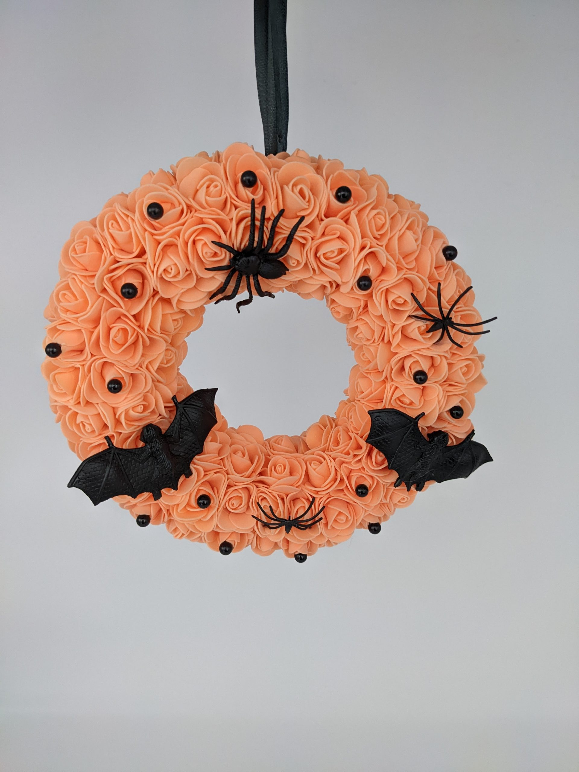 Couronne Halloween orange