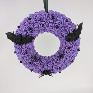 Couronne Halloween violette