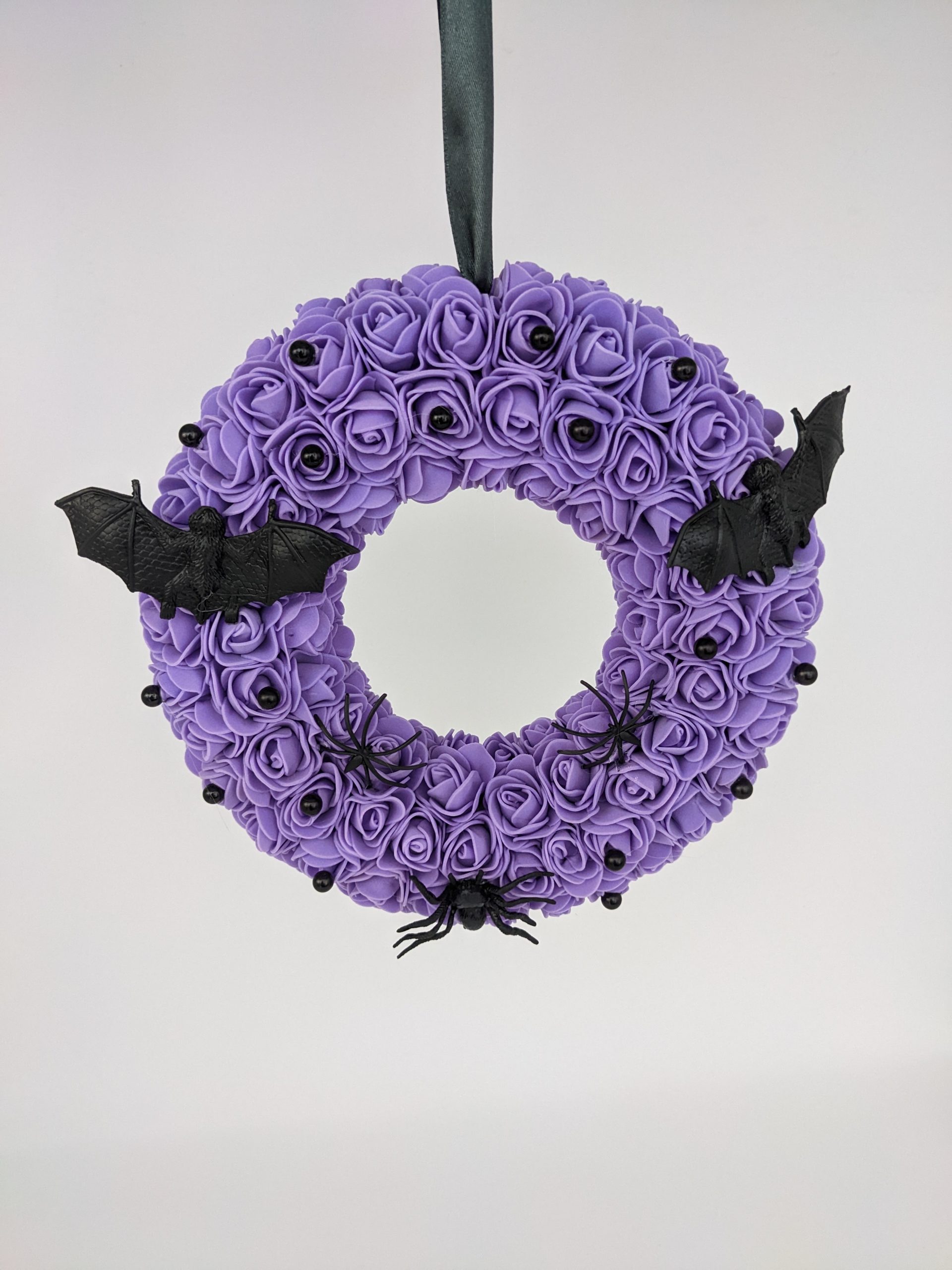 Couronne Halloween violette