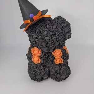 Ourson Halloween noir et orange