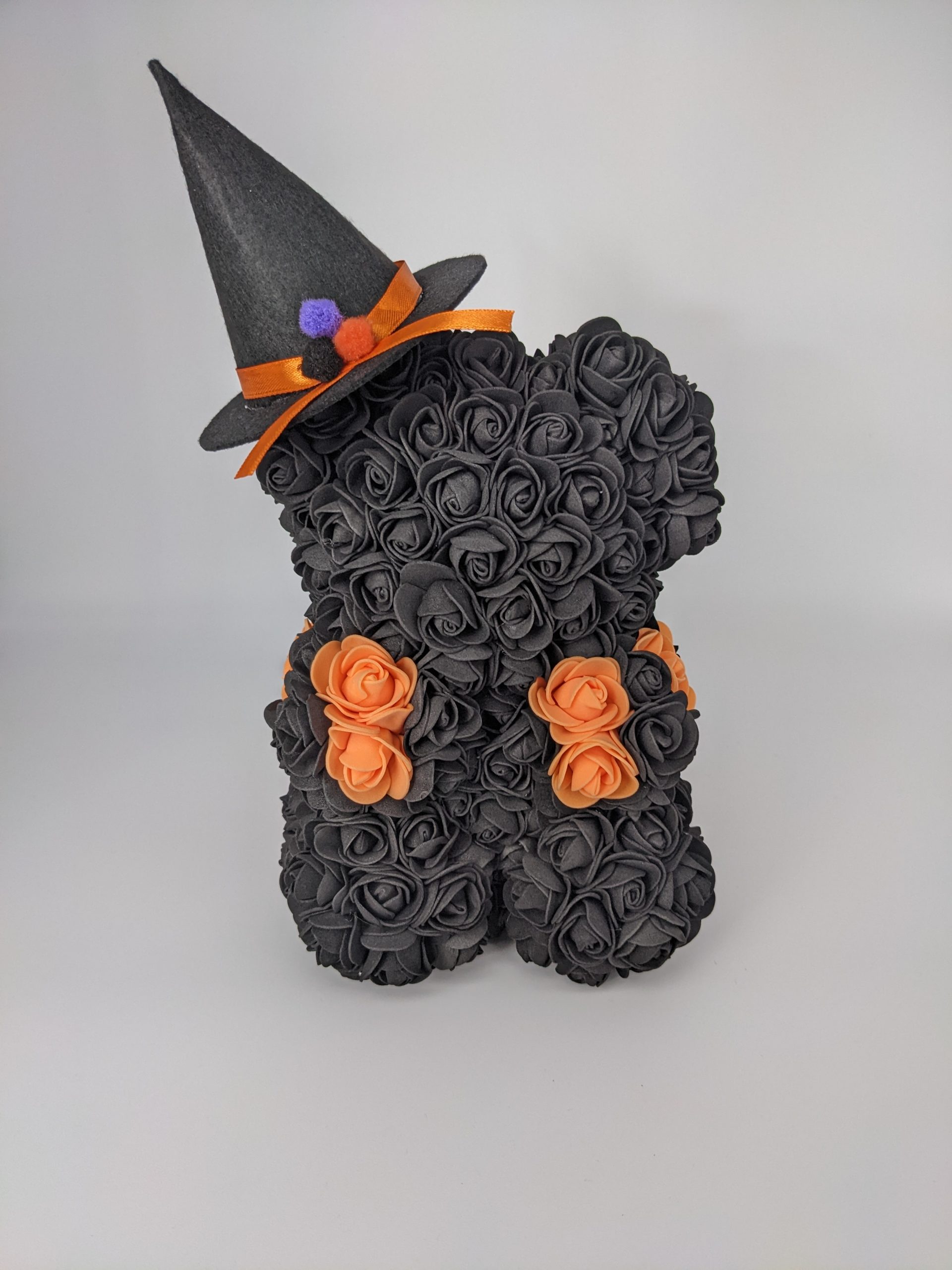 Ourson Halloween noir et orange