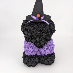 Ourson Halloween noir et violet